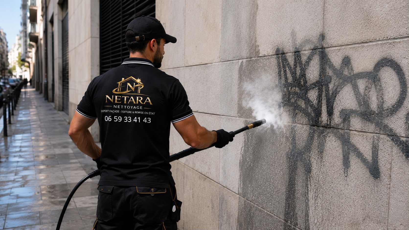 Nettoyage de graffitis